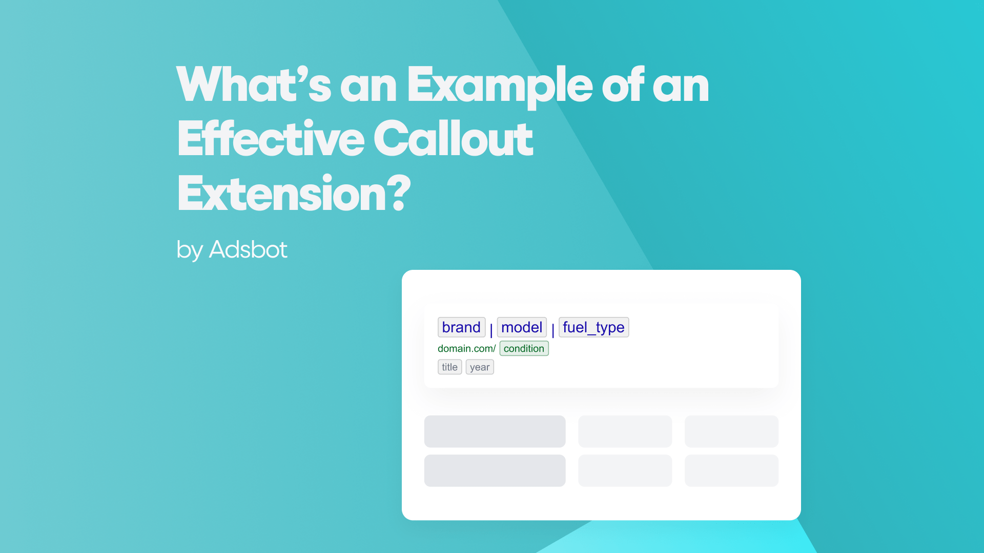callout extensions