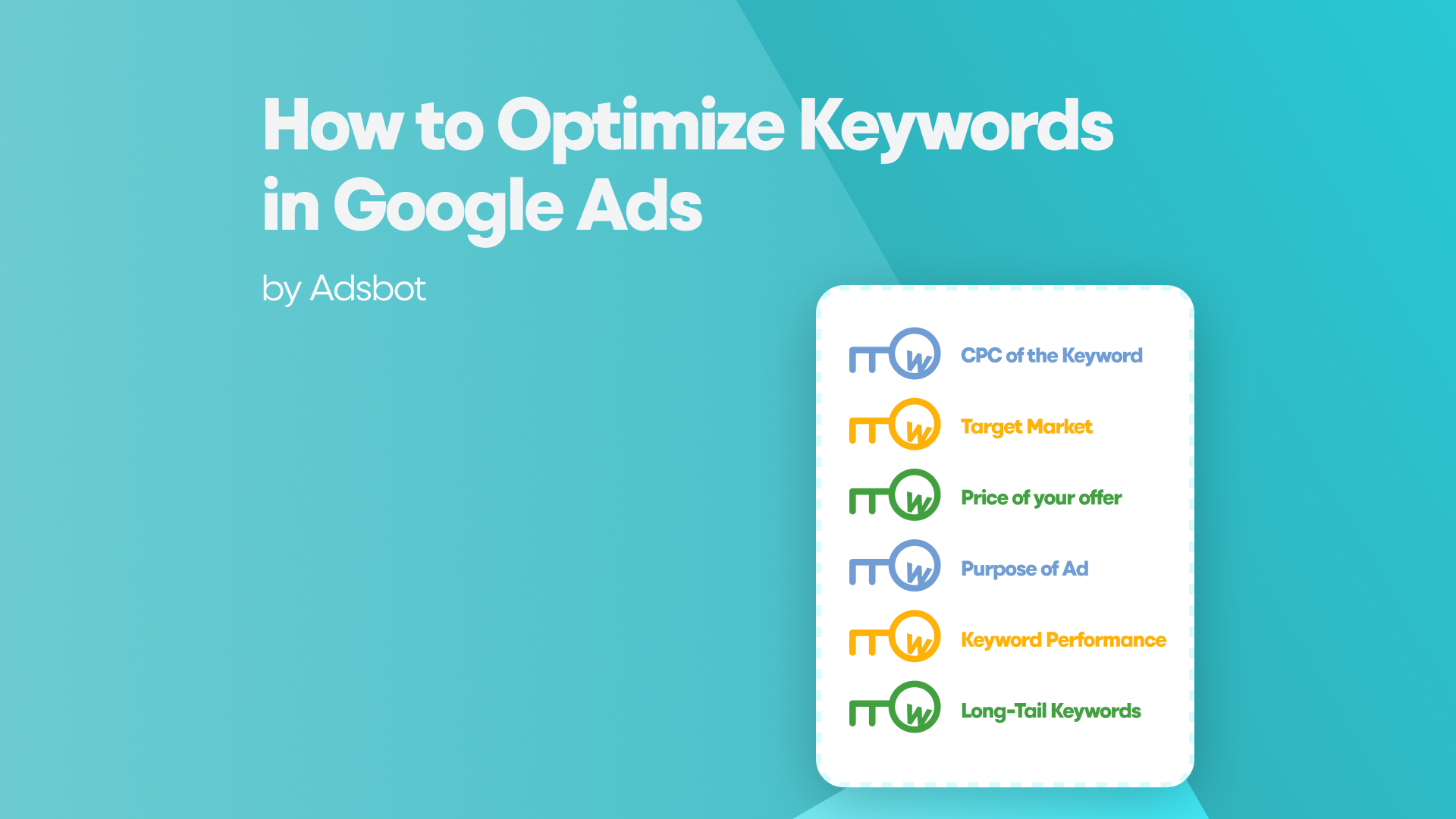 How to Optimize Keywords in Google Ads