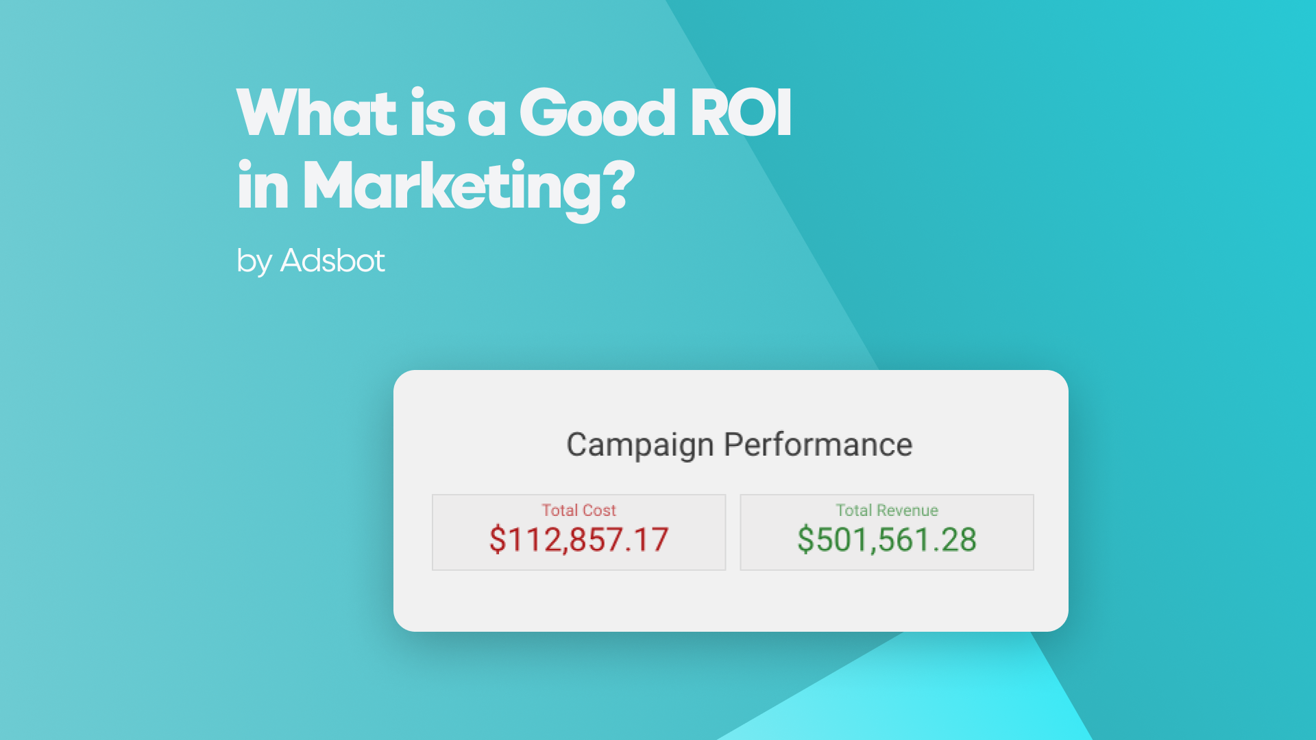 What Is a Good ROI In Marketing