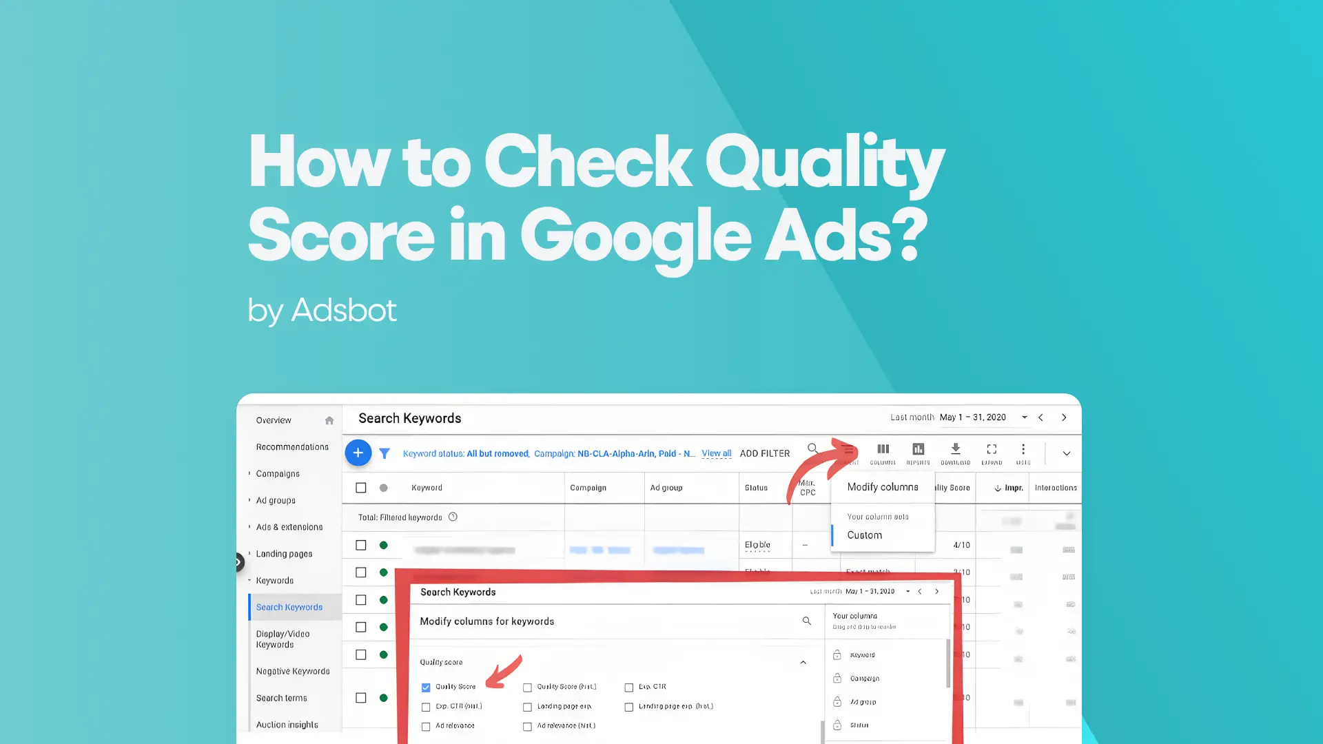 How to Check Quality Score in Google Ads?