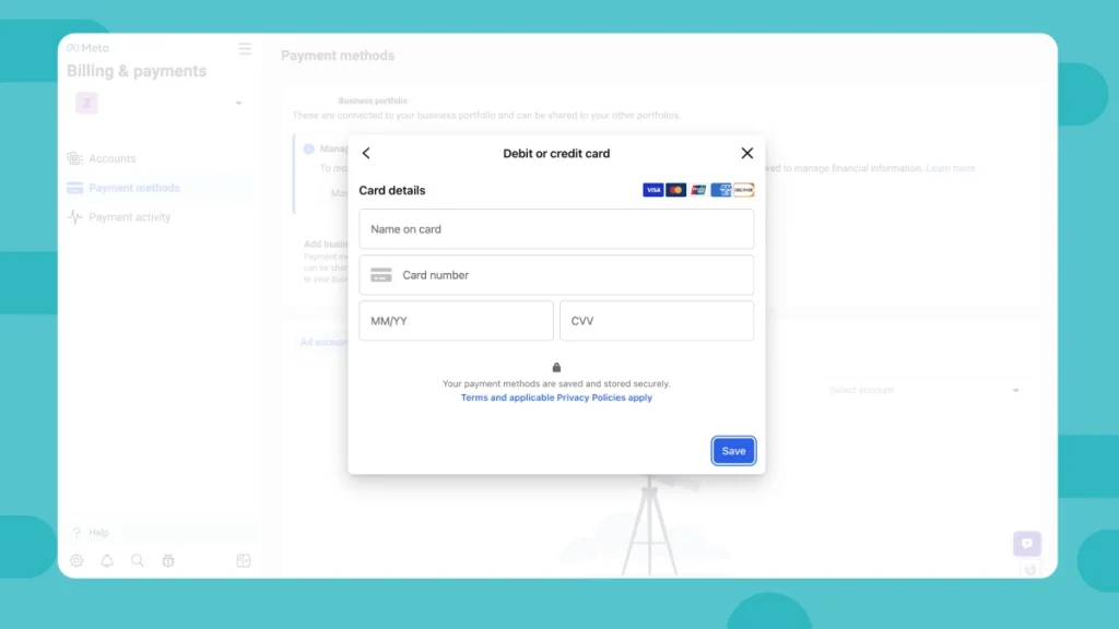 how to create an ad account on facebook step 8