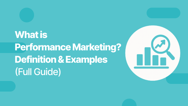 what is performance marketing